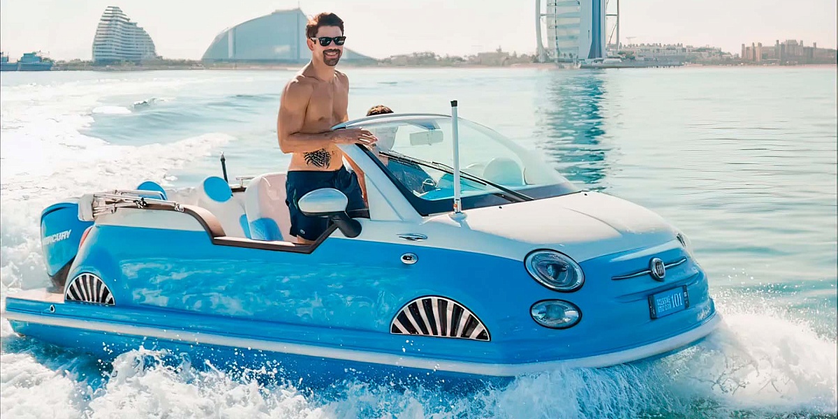 Аренда катера Fiat 500 Boat в Дубае